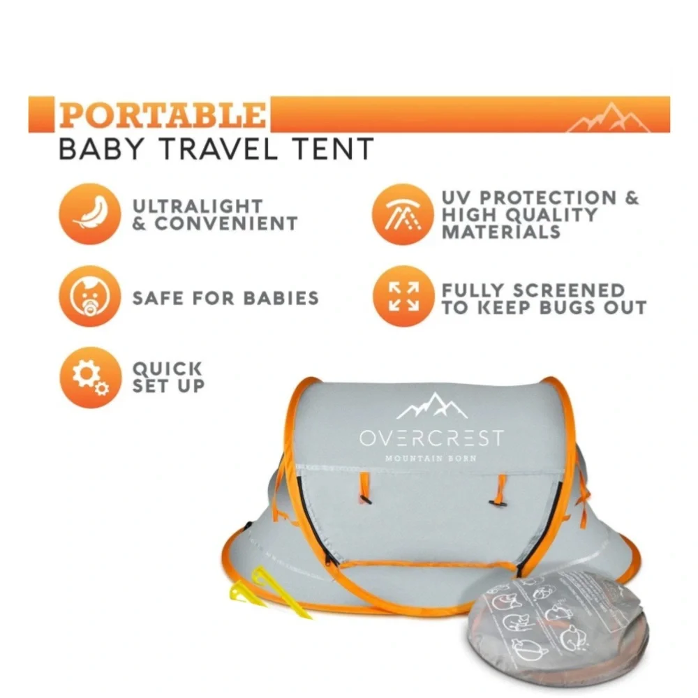 Overcrest Mountain Born pop up tent for pups
